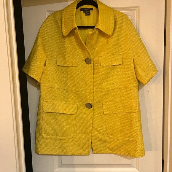 Yellow dress coat size 14.Brand is perse - Picture 1 of 4